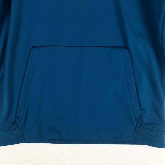 Under Armour Men's Size Medium Blue ColdGear Loose Fit Fleece Lined Hoodie - Picture 4 of 10